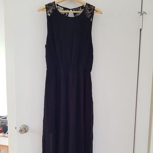 Black Maxi Dentelle Dress plus size